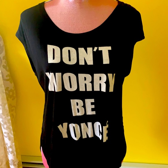 Recycled Karma Don’t Worry Be Yonce t-shirt - Picture 1 of 4